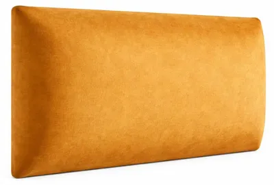 Produktbild von Polsterpaneel - Wandkissen 90x40cm - Wandpolster - Bettkopfteil - Wandpaneel 3D Orange, Gelb