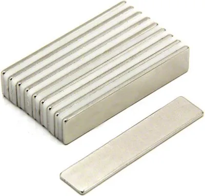 Neodym-Magnete 50x10x1,5 mm, 3,6 kg, 10 Stück