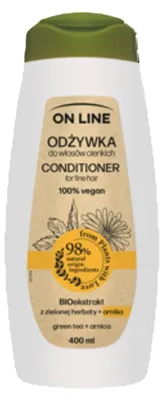 Immagine prodotto di Balsamo per capelli secchi e fini con tè verde e arnica 400 ml