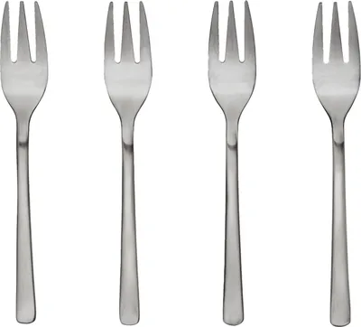 Produktbild von Broste Copenhagen HUNE Kuchengabel brushed satin 4tlg.
