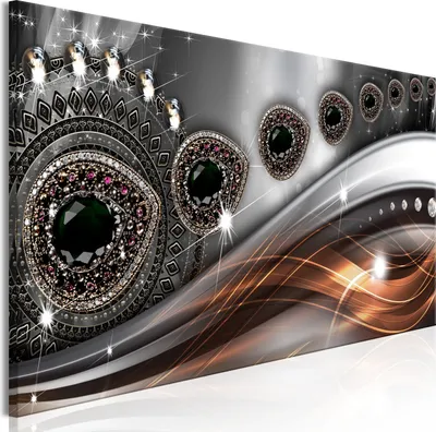 Produktbild von Modernes Wandbild a-C-0165-b-a (150x50 cm) - 1 Teilig Bilder Fotografie auf Leinwand Foto Bild Dekoration Wand Bilder Kunstdruck ABSTRAKT