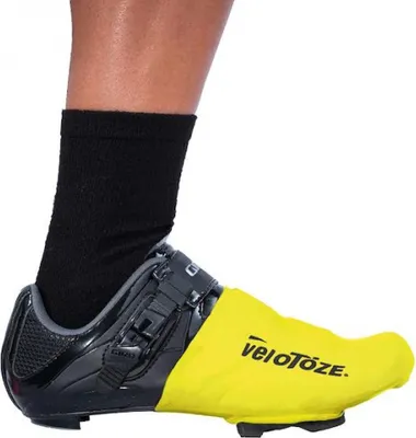 Obrázok produktu pre VeloToze návleky na topánky Toe onesize žlté – vetruvzdorná a vodotesná ochrana prstov pre R...