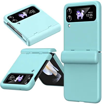 Obrázek produktu pro Pouzdro na Samsung Galaxy Z Flip 4 5G, s ochranou displeje, ochranou pantu, odolné proti poškrábání a nárazům zelené