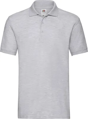 Produktbild von Fruit Of The Loom Premium Herren Polo-Shirt, Kurzarm BC1381 (3XL) (Aschgrau)
