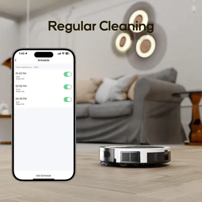 Obrázek produktu pro Bezdrátový robotický vysavač s sacím výkonem 4000 Pa, Wi-Fi a 4 režimy čištění