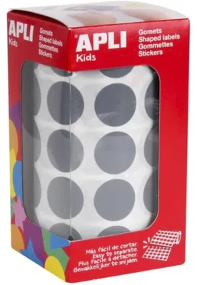 Imagen del producto de Apli Kids 16725: Rollos, redondos, color gris, 20,0 mm