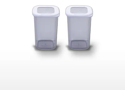 Image de Lot de 2 boîtes hermétiques alimentaires L 11 cm Fackelmann Storage