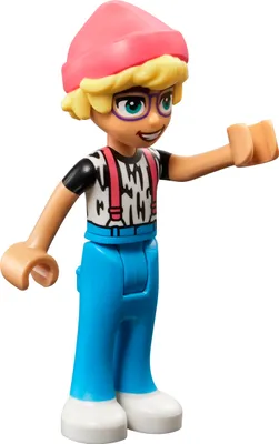 A single LEGO Friends minifigure is shown against a white background.