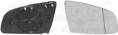 Produktbild von Van Wezel Spiegelglas rechts für Audi A4