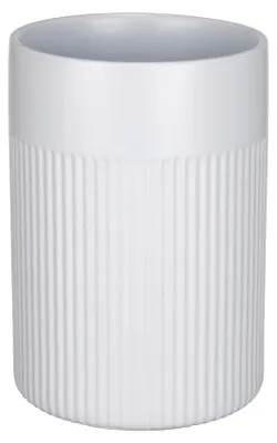 Produktbild von SCHÖNER WOHNEN-Kollektion Utensilienhalter Mod. REFIA Küchenutensilien Aufbewahrung Keramik Utensilienhalter stilvolle Küche organisieren Weiß Ø12x16,5 cm 1,3 l