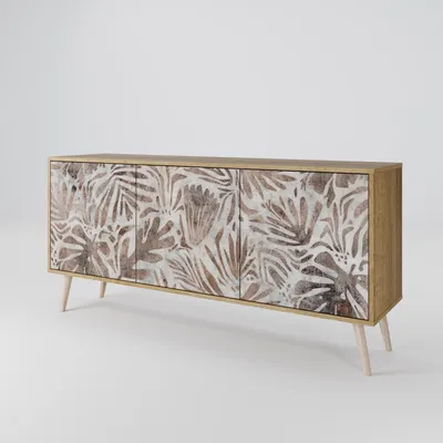 Immagine prodotto di Spacerebels cassettiera a 3 ante - credenza cassettiera - credenza alta - mobile armadio - soggiorno camera da letto - 57,5×164,5×42 (HxLxP)