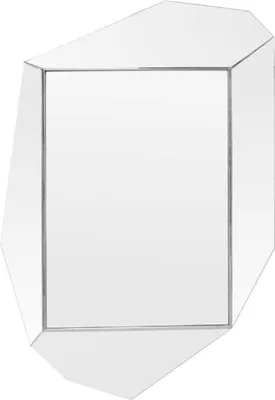 Produktbild von Casa Padrino Luxus Wandspiegel Silber 80 x H. 120 cm - Moderner Designer Spiegel - Luxus Deko Accessoires