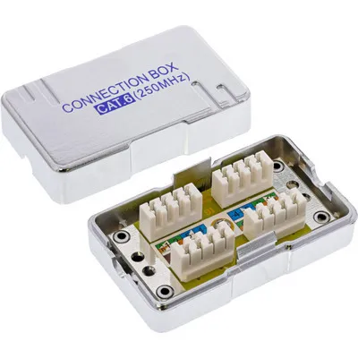 Produktbild von InLine® Verbindungsmodul Cat.6, mit LSA-Technik, geschirmt, bulk