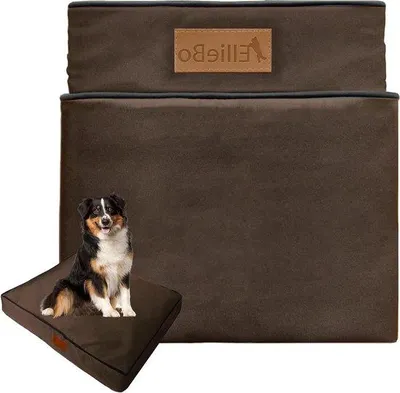 Produktbild von Wasserdichtes Hundebett 100x66cm braun Ersatz mit ExtraKomfort