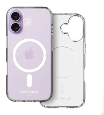 Image de Étui pour téléphone portable iPhone 17, Native Union (RE)Clear avec MagSafe, Transparent