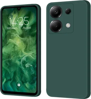 Produktbild von Hülle für Xiaomi Redmi Note 13 Pro 5G Case Cover Bumper Silikon Softgrip Schutzhülle Farbe: Grün