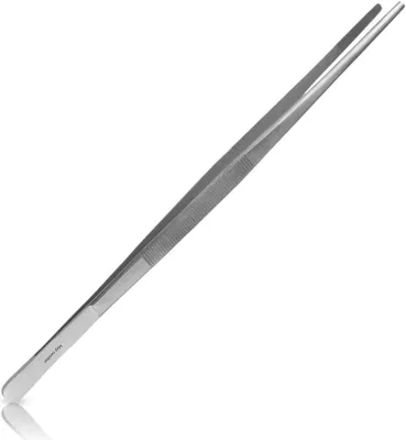 Image de Pincette pour terrarium 25 cm de long - Pincette pour nourriture - Pince pour nourriture - modèle droit