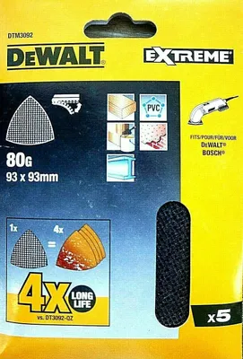 Produktbild von DeWalt Schleifgitter 93x93 mm K80 DTM3092