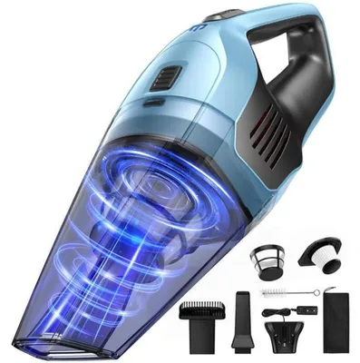 Productafbeelding van Draadloze handstofzuiger, 8 kPa, 70W, 30 minuten gebruiksduur, blauw