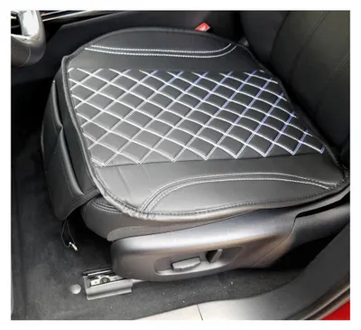 Produktbild von Sitzauflage für Mercedes Vito V Klasse W447 in Schwarz mit weißer Naht