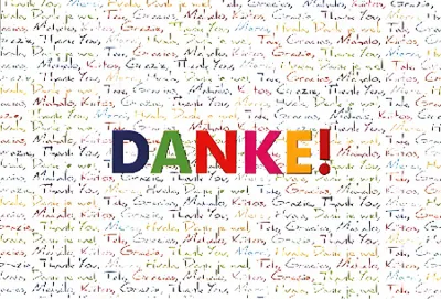 Produktbild von Cartolini Klappkarte mit Sprüchen 014 Danke