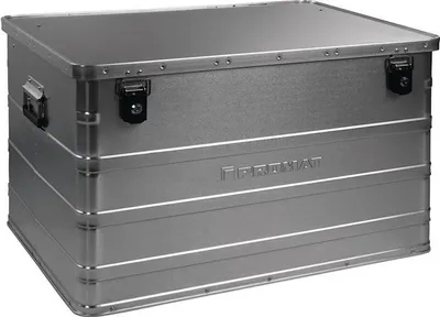 Produktbild von Aluminiumbox L790xB560xH475mm 184 l mit Klappverschluss und Zylinderschloss