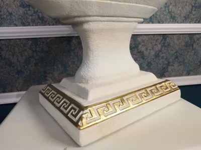 Produktbild von Design XXL Obst Schale Vase Ellipse Vasen Antik Schalen Deko Dekoration Tisch