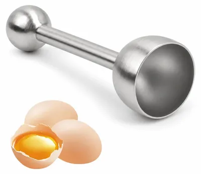 Produktbild von Eierköpfer aus Edelstahl - Präziser Eieröffner für harte und weiche Eier - Küchenzubehör - Rostfrei und spülmaschinengeeignet