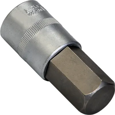 Produktbild von 24 mm Innensechskant Steckschlüssel-Einsatz Schraubendreher-Einsatz 1/2 CV Stahl