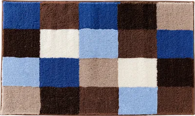 Produktbild von Erwin Müller Badematte Kreta" blau 70x120 cm"