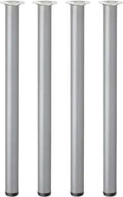 Produktbild von Tarrox Tischbein 4er-Set rund 710 Ø 60 mm silber