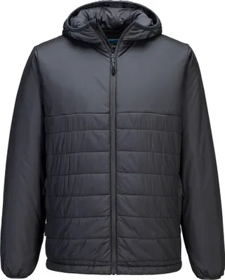 Produktbild von Portwest Jacke Kapuzenisoliert Baffle-Design Modell S608MGRXXL in Größe XXL
