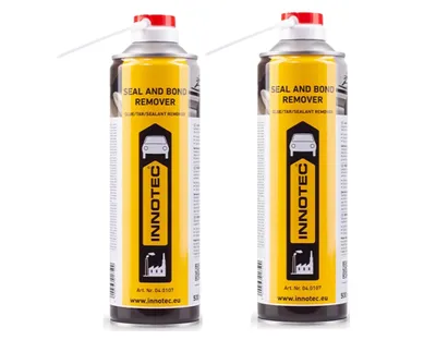 Immagine prodotto di 2 pezzi Innotec Seal and Bond Remover Rimuovi adesivi e sigillanti - Rimuovi etichette Bomboletta spray da 500 ml - Solvente per etichette