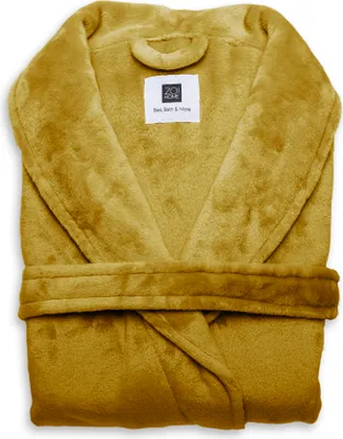 Produktbild von Zohome Honey-Gold Bademantel Cara L - Hergestellt aus 100% Polyester