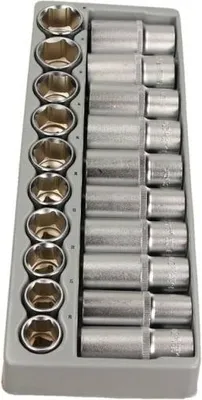 Obrázek produktu pro Sada Nástrčných Hlavic 1/2, Krátká A Dlouhá, 20 Ks, 20-32 Mm