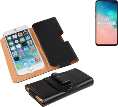 Produktbild von K-S-Trade Schützhülle Handyhülle kompatibel mit Samsung Galaxy S10e Exynos Holster Gürtel Tasche Schutzhülle Handy-Tasche Smartphone Case