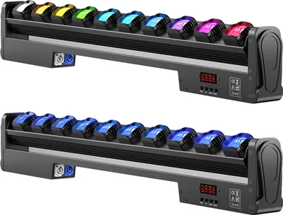 Produktbild von RGBW Bühnenbeleuchtung, 250W Leistung, Mehrfachsteuerungsmodi, schwarz, EU-Stecker