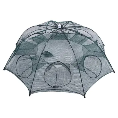 Obrázok produktu pre Skladacia rybárska sieť 90 x 35 cm, rybárska sieť s 20 otvormi, vrhacia sieť na sladkú a slanú vodu - FISHTOR