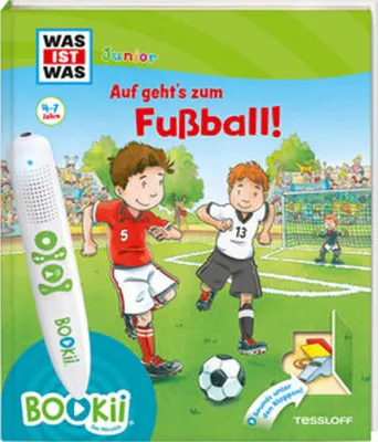 Produktbild von BOOKii® WAS IST WAS Junior Auf geht´s zum Fußball!