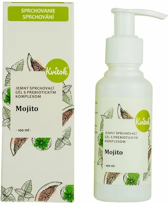 Produktbild von Kvitok Sanftes Duschgel mit Präbiotika-Komplex Mojito 100 ml
