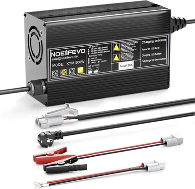 Image de Chargeur de batterie au lithium, puissance de charge 50 A, dispositifs de sécurité, 20 A, UE