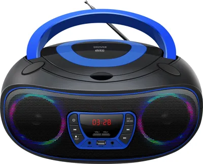 Produktbild von Denver Boombox Radio TCL-212BT, CD, Bluetooth, USB, Farbe: Blau
