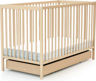 Immagine prodotto di AT4 - Cassetto lettino bambini ROLO - Faggio verni - 114,50 x 57 x 14 cm