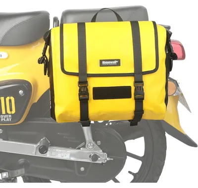 Productafbeelding van Bagagedrager tas motorfiets, zadel tas, waterdicht, geel, 15 liter