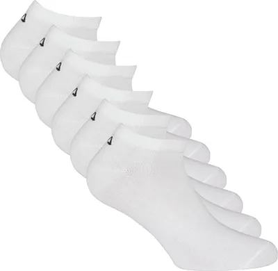 Produktbild von FILA Unisex Sneaker Socken, 6er Pack - Invisible, kurze Socken, Logo (2x 3 Paar) Weiß 43-46