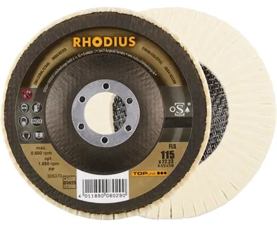 Obrázok produktu pre Leštiaci kotúč z plsti, leštiaca plsť, 125x22,23 mm