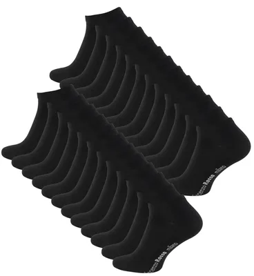 Produktbild von Vincenzo Rosso 24 Paar Sneaker Socken 43-46 Schwarz