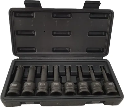 Produktbild von WT-8642 Schlagschrauber-Steckschlüssel Nüsse Vielzahn XZN 1/2" M5-M18 Innenvielzahn