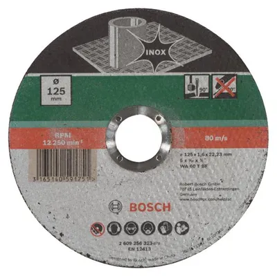 Immagine prodotto di Dischi da taglio Bosch per il fai da te INOX Ø125x1,6mm diritto