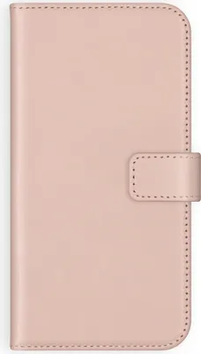 Zdjęcie produktu dla Selencia Genuine Leather Bookcase dla Samsung Galaxy S20 - Dusty Pink